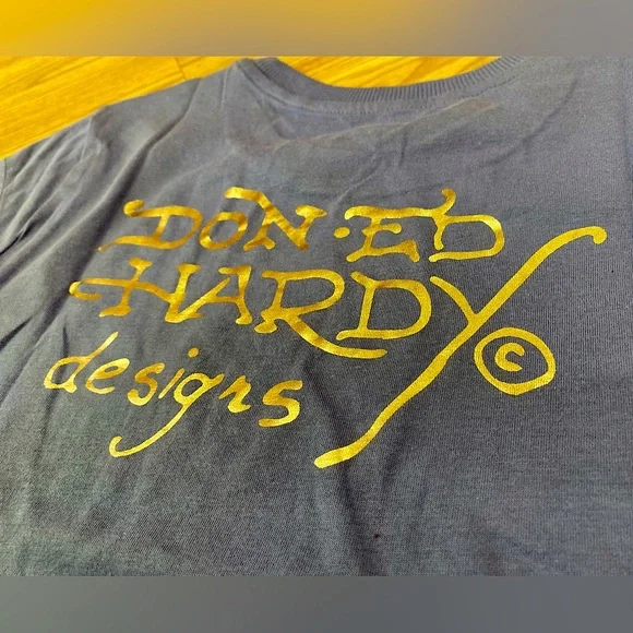 ❤️🔥🔥 ED HARDY “True to My love” tee size Small NWT - Picture 7 of 13